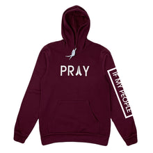 Load image into Gallery viewer, If My People Logo Hoodie - Maroon