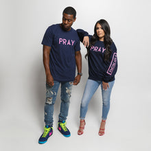 Load image into Gallery viewer, If My People Logo Tee - Navy/Pink