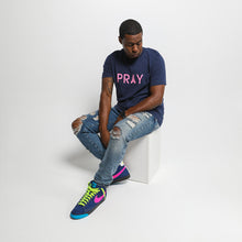Load image into Gallery viewer, If My People Logo Tee - Navy/Pink
